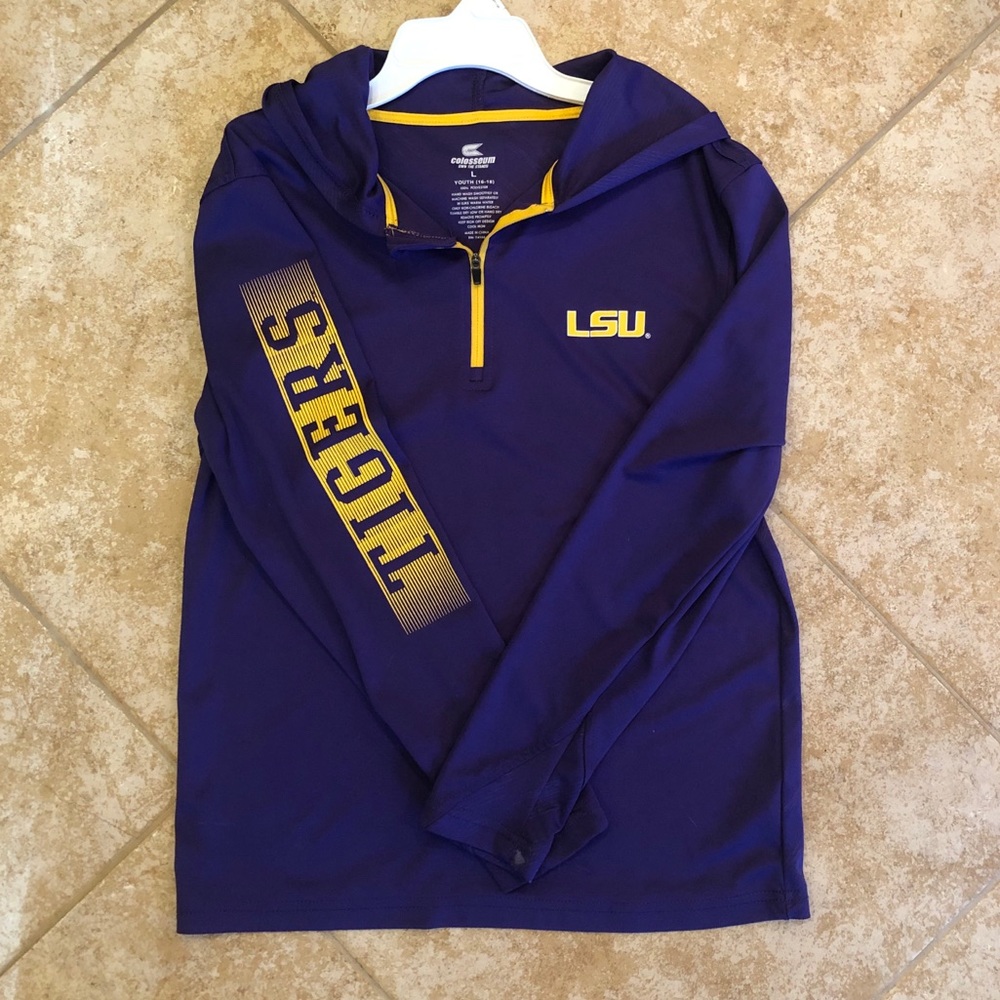 Youth LSU lightweight pullover